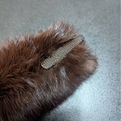ビンテージ　ヴィンテージ　ファーマフラー　きつね　黒茶　毛皮　ストールの画像