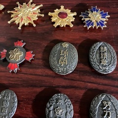 消防団　記章　勲章の画像