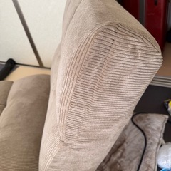 一人用リクライニングソファ(シート厚さ約25cm)の画像
