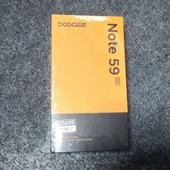 【5Gスマホ Android 16 】DOOGEE Note 59pro SIMフリースマートフォン 6.75インチ HD+ 120Hzディスプレイ大容量バッテリー | UNISOC T8200 | 32GB RAM+256GB ROM | 指紋認証/NFC対応/顔認証対応 | 16MP AIカメラ | 日本語対応の画像