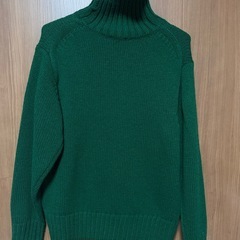 ローゲージタートルネックセーターの画像