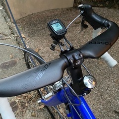 9s105 anchor カーボンエアロハンドル　ワイヤレスサイコン付きの画像