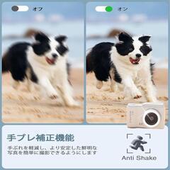 4K❣️デジタルカメラ コンパクトカメラ 30FPS 128GB カード付きの画像