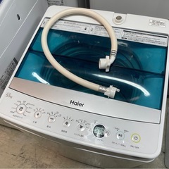 Haier 5.5kg簡易乾燥付き洗濯機 JW-C55A 2018年製 中古の画像