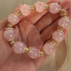 ローズクォーツブレスレットの画像