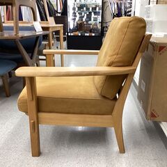 柏木工 (カシワモッコウ) 1人掛けソファーの画像