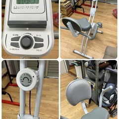 美品　折りたたみ可能　フィットネスバイク　クロスバイク　アルインコ ALINCO AFBX4451 運動　筋トレ　ダイエット　エアロバイク の画像