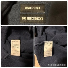 ✨レア✨GODSELECTION XXX × WIND AND SEA パーカーの画像