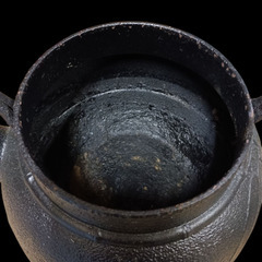 （商談中ya）(中古)南部鉄器 鉄瓶‐Dの画像