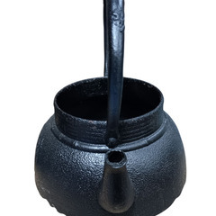 （商談中ya）(中古)南部鉄器 鉄瓶‐Dの画像