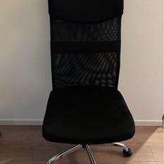 オフィスチェア　椅子　ゲーミングチェア　黒の画像
