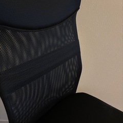 オフィスチェア　椅子　ゲーミングチェア　黒の画像