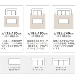 新品　ラグ　グレージュ　の画像