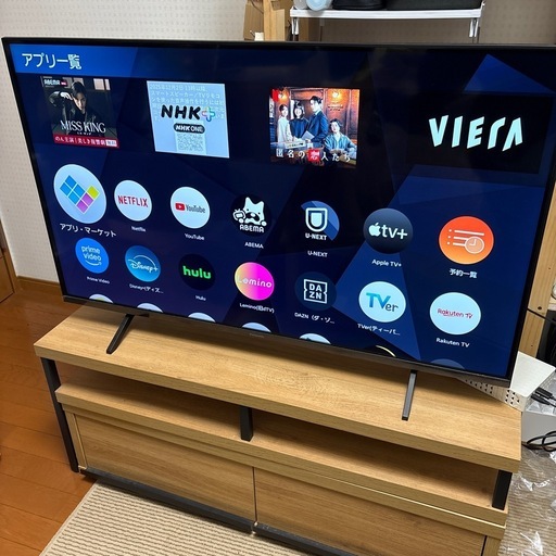 【受付終了・美品】Panasonic ビエラTH-43LX800 43インチ液晶4KTV 2023
