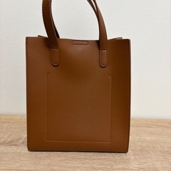 シンプルハンドバッグ（
ブラウン）の画像
