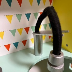 木製ままごとキッチンの画像