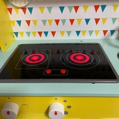 木製ままごとキッチンの画像