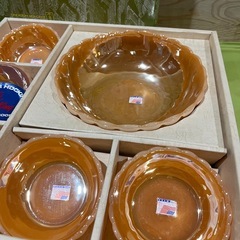 デッドストック！アンカーホッキング　Fire King バブルボウルセットの画像