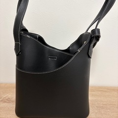 2way変形バッグ（ブラック）の画像