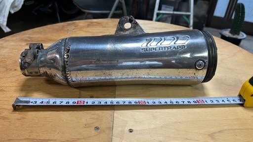 TW200用スーパートラップ
サイレンサー