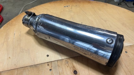 TW200用スーパートラップ
サイレンサー