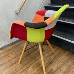 チェア アームシェルチェア ファブリック イームズ リプロダクト カフェチェア  🚚自社配送時💳代引き可🚚(現金、クレジット、スマホ決済対応)の画像