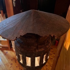 アジアン灯篭ランプの画像