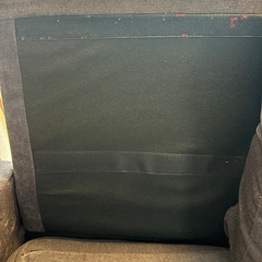 ニトリ　ソファ3人掛け　ダークグレー系　　ファブリック素材の画像