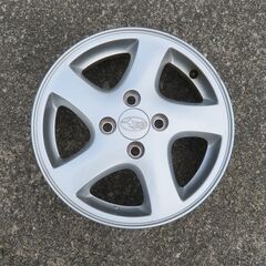 ☆スバル純正／１４インチアルミホイールの画像