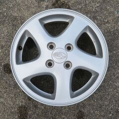 ☆スバル純正／１４インチアルミホイールの画像