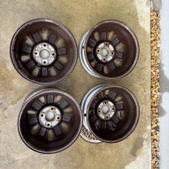 スバル サンバー ディアス 純正アルミホイールセットの画像