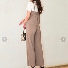 GORGE《上下セット》レディース プリーツビスチェ＆パンツセットカジュアルの画像