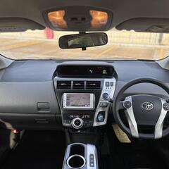 神奈川【自社ローン】保証人無可★全国対応★プリウスα【S】純正16インチAW/Bluetooth/7人乗り/バックカメラ/TV/フォグ/プッシュスタート/ETCの画像
