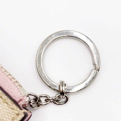 コーチ レザー パスケース 小銭入れ ベージュ ピンク レディース COACHの画像