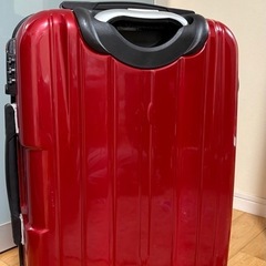 キャリーケース(赤)軽量の画像