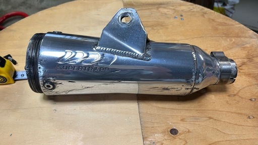 TW200用スーパートラップ
サイレンサー