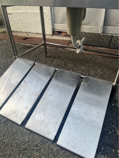 業務用 1槽シンク 二口蛇口付き 幅950×奥600×高さ870+BG150(mm) 一層シンク 一層 1層 一槽 店舗 厨房機器 流し台 キッチン 厨房 大阪