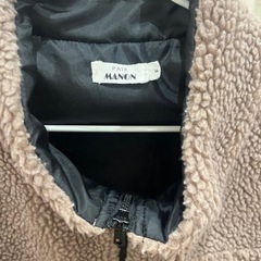 親子ペアルック ボアフリースジャケット お揃いの画像