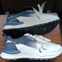 新品 25.5cm メンズ スニーカー ホワイト 厚底 シューズ 普段着 識別番号:【N552-S】の画像