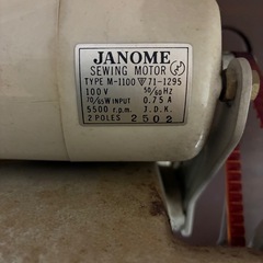 ジャノメミシン足踏みの画像