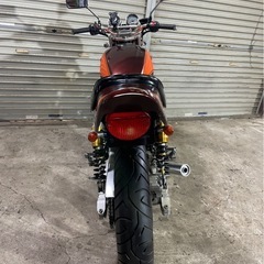 カワサキ ゼファー400 実動　ETC付　低走行9000キロ　車体　オーリンズサスペンション付　Z2仕様　始動動画有り　タイヤバリ山の画像