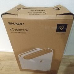 5000円 札幌 シャープ 加湿空気清浄機 プラズマクラスター 2019年製 SHARP KC-J500Y-W 加湿器の画像