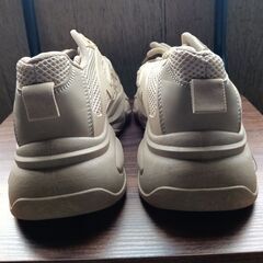 新品 26cm メンズ スニーカー ブラウン 厚底 シューズ 普段着 識別番号:【N553-S】の画像