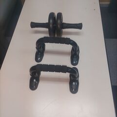 ディップスバー＆プッシュアップバー＆腹筋ローラーの画像