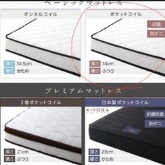 セミダブルベッドの画像