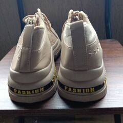 新品 26cm メンズ スニーカー ブラウン 厚底 シューズ 普段着 識別番号:【N554-S】の画像