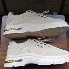 新品 26cm メンズ スニーカー ブラウン 厚底 シューズ 普段着 識別番号:【N554-S】の画像