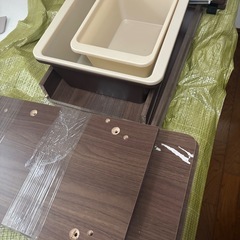 本棚付きトイハウスラックの画像