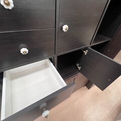 🌟IKEA🌟KALLAX🌟オープンラック🌟高さ112㎝🌟横幅147㎝🌟No.1616🌟の画像