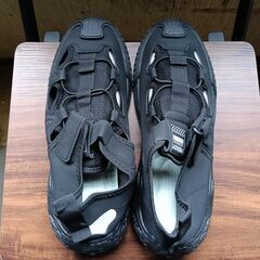 新品 26cm メンズ スニーカー ブラック 厚底 シューズ 普段着 識別番号:【N555-S】の画像